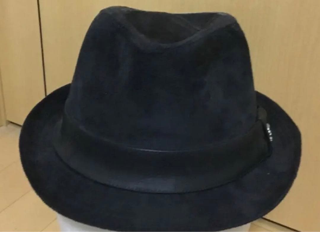 ブラック 本革スウェード製