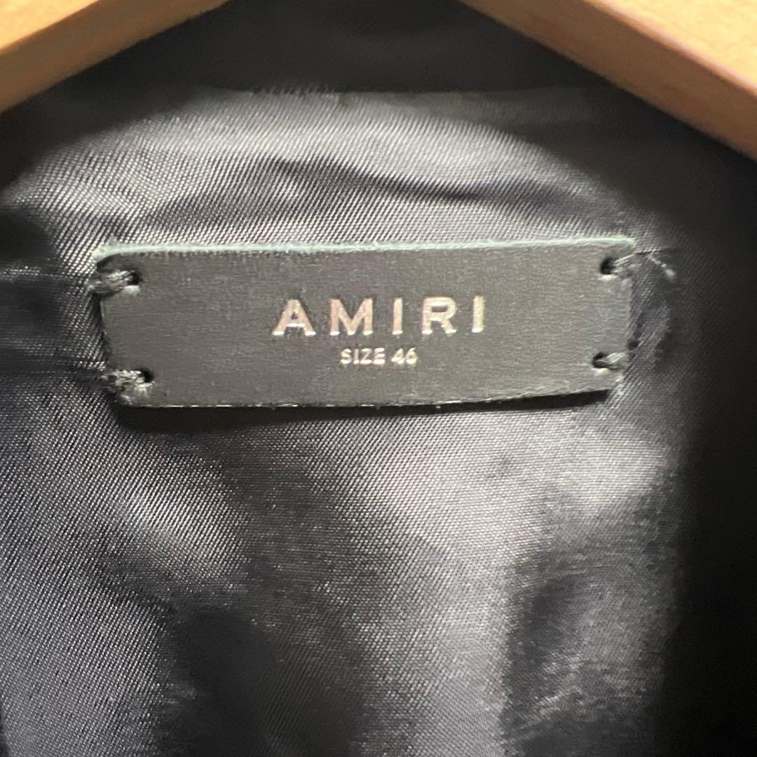 AMIRI アミリ　ダブルジャケット　ブラック　ITALY イタリア製