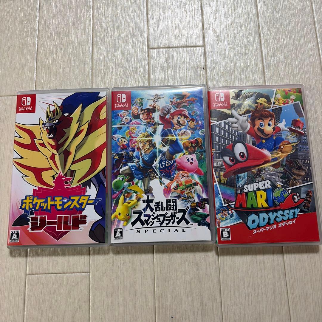 ポケモンシールド　大乱闘スマッシュブラザーズ　スーパーマリオオデッセイ