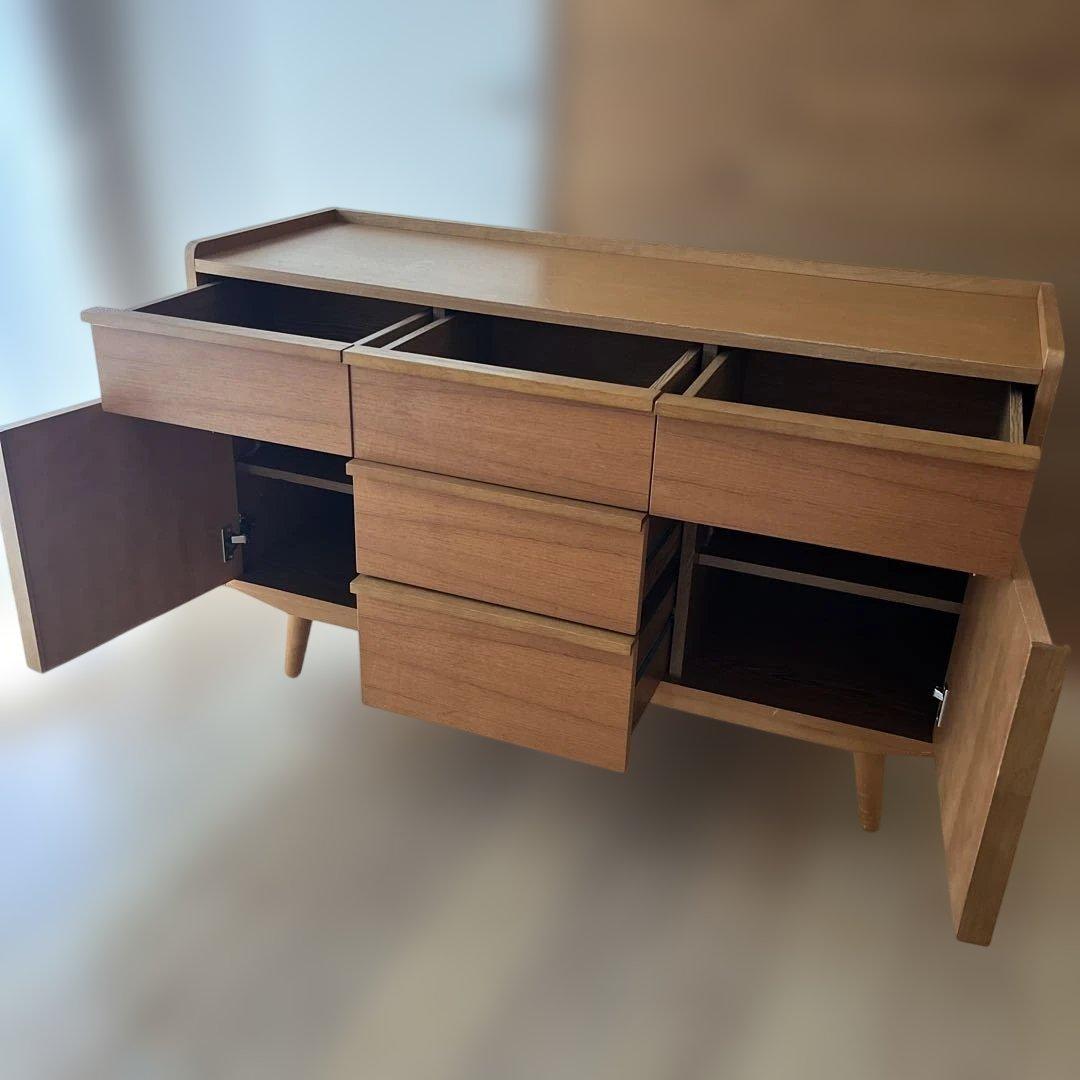 unico ALBERO ミッドセンチュリー風キャビネット