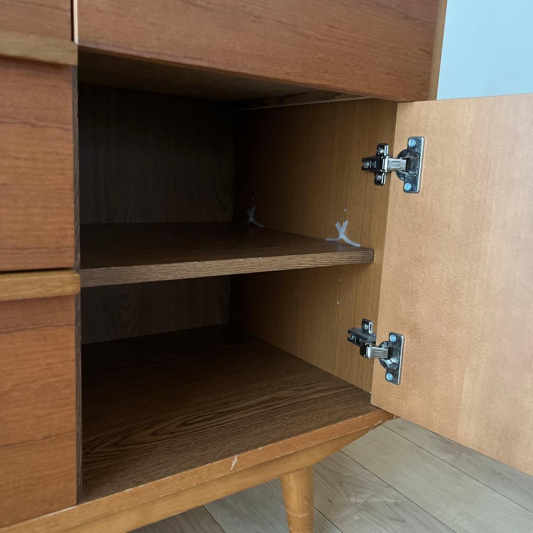 unico ALBERO ミッドセンチュリー風キャビネット