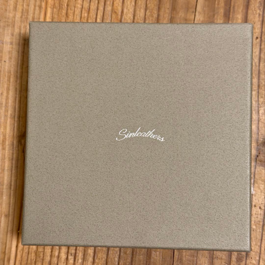 sinleathersシンレザーズ ミドルウォレット ブラック