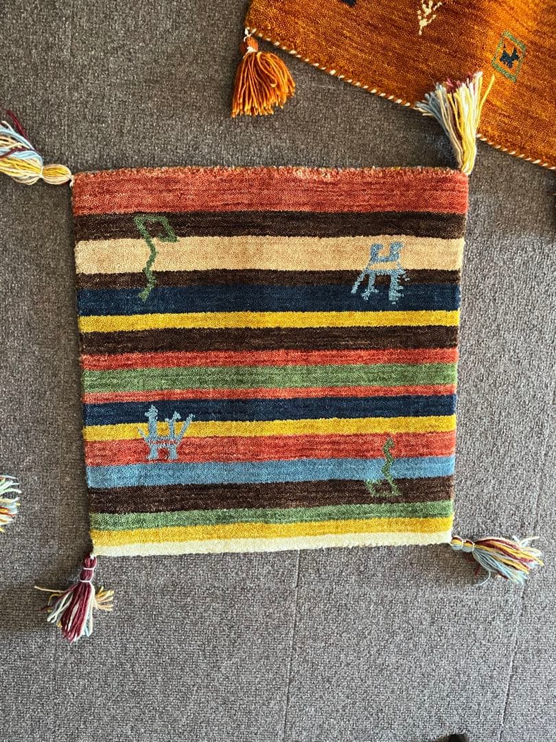 Choco　ギャッベ　クッションカバー3枚セット