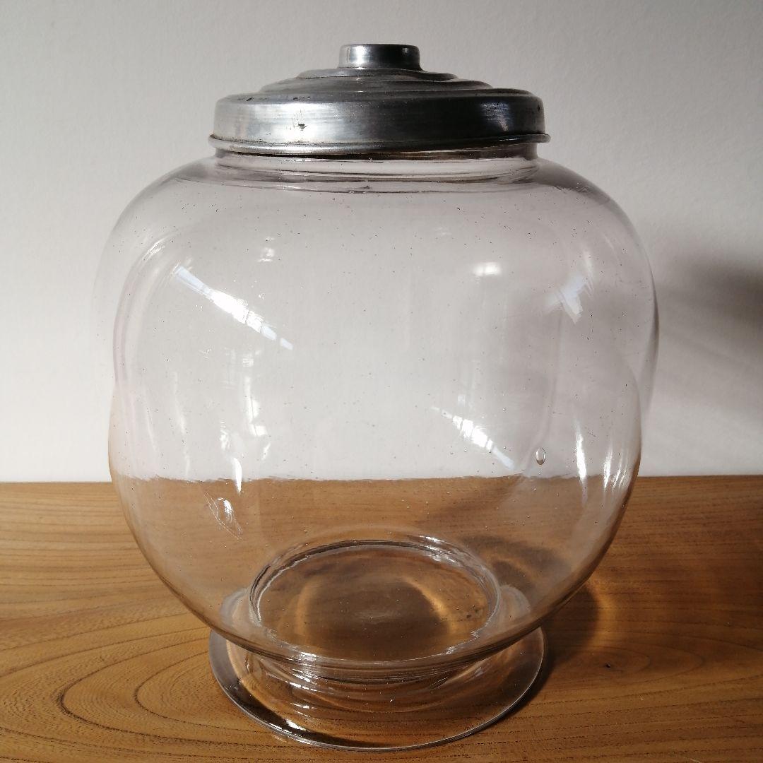 地球瓶　菓子瓶　レトロ