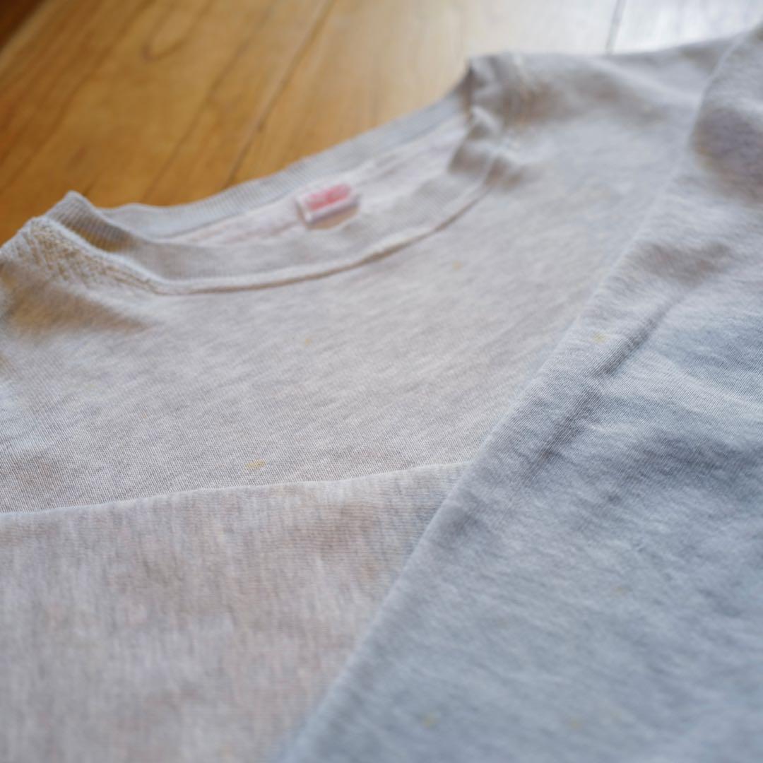 vintage 60s70s PILGRIM 無地スウェットグレー L