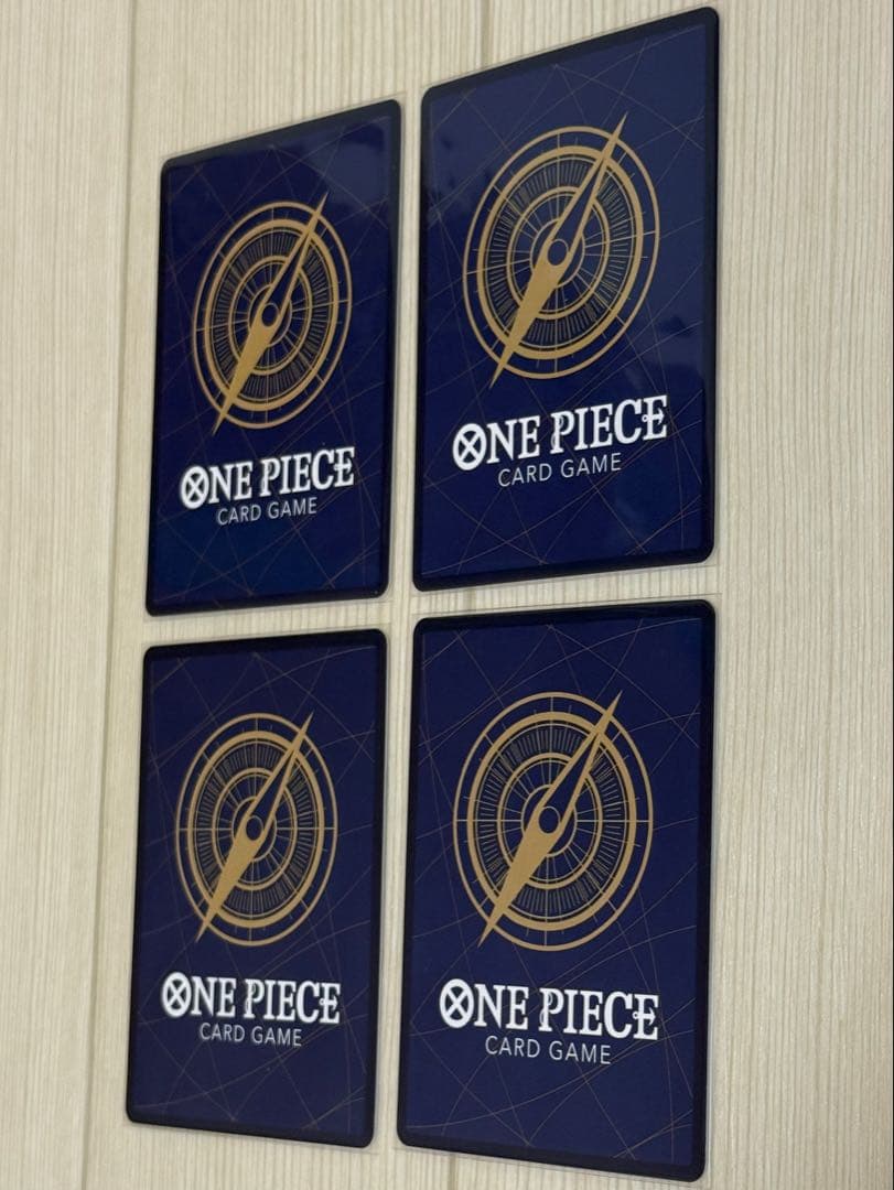 ワンピース カードゲーム 少女　 4枚セット　青黄ナミ