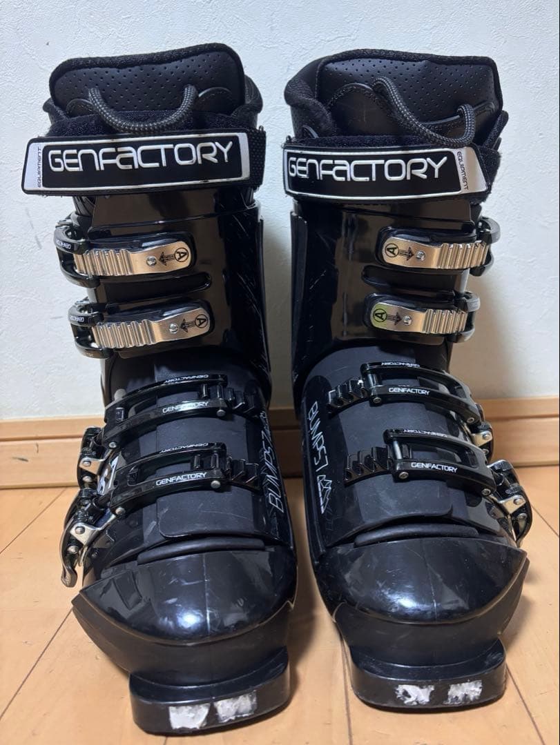 GENFACTORY BUMPS7 スキーブーツ ブラック26cm〜26.5cm