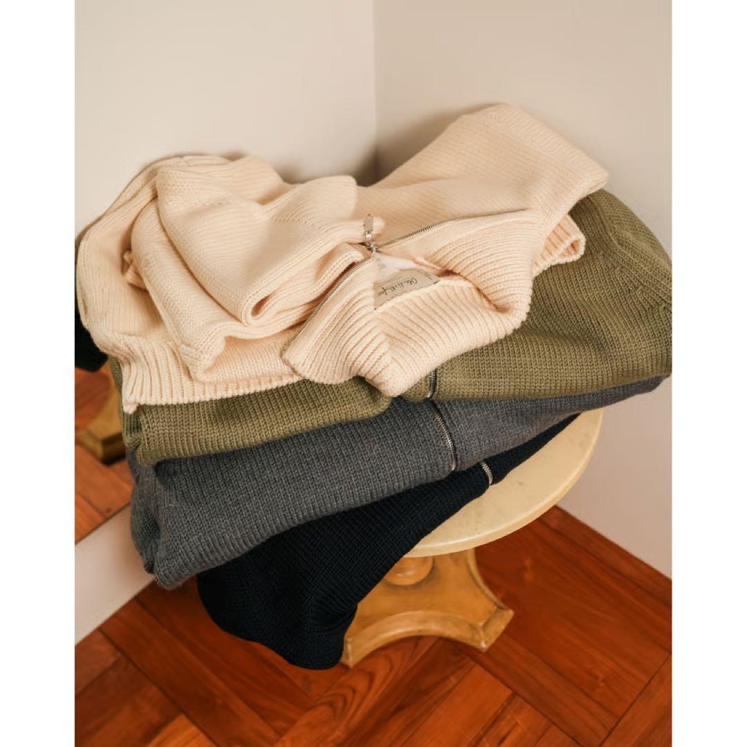 Olde H &daughter ds knit 色　khaki