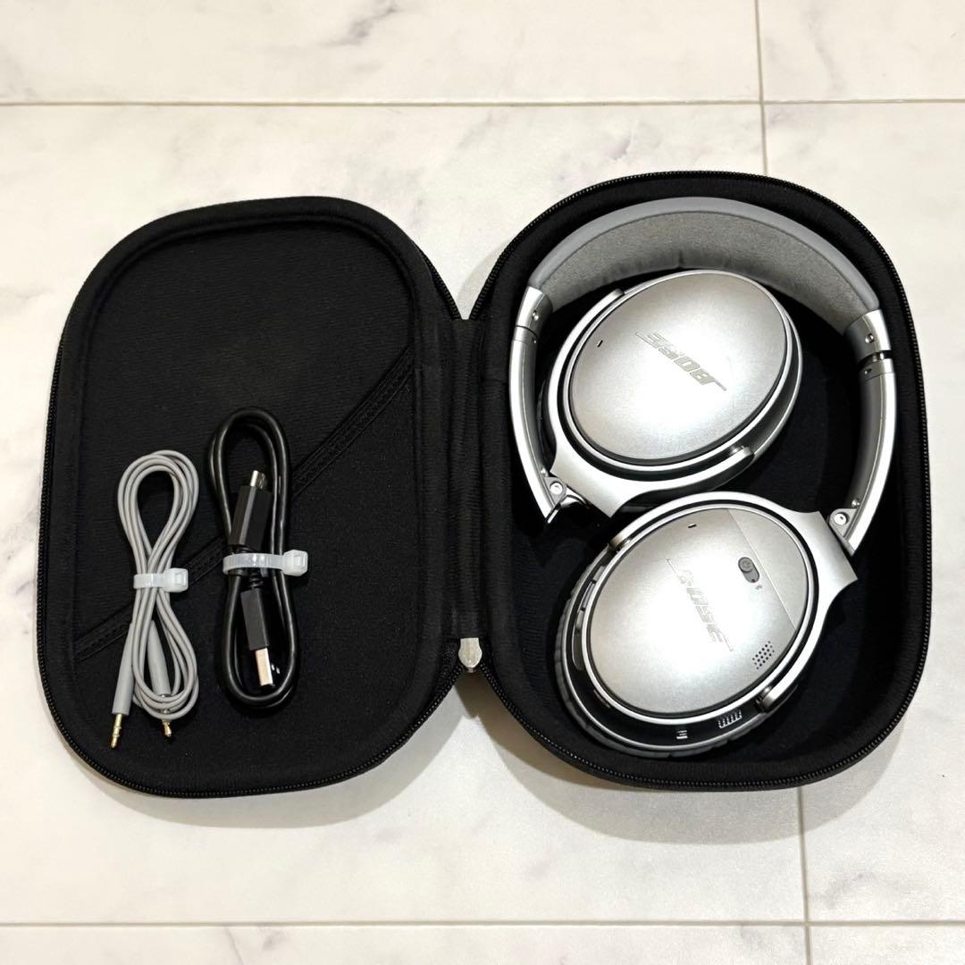 極美品 廃盤カラー BOSE QUIETCOMFORT35 II シルバー