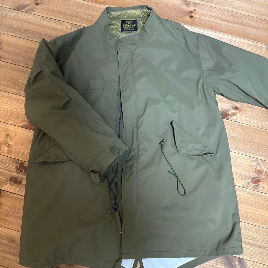 HOUSTON オリーブグリーン モッズコート XL