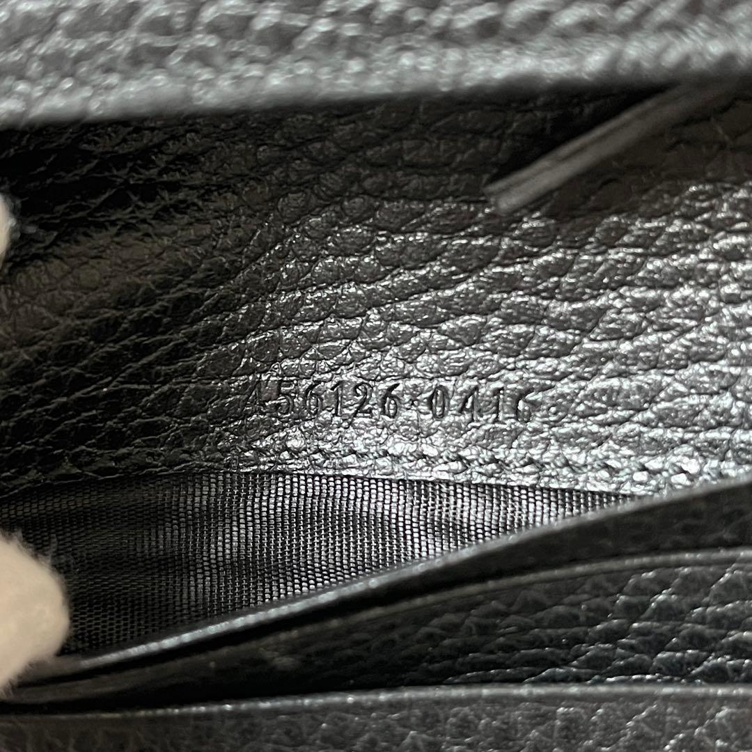 ⭐️極美品⭐️　GUCCI　GGマーモント　カードケース　ミニ財布　ブラック