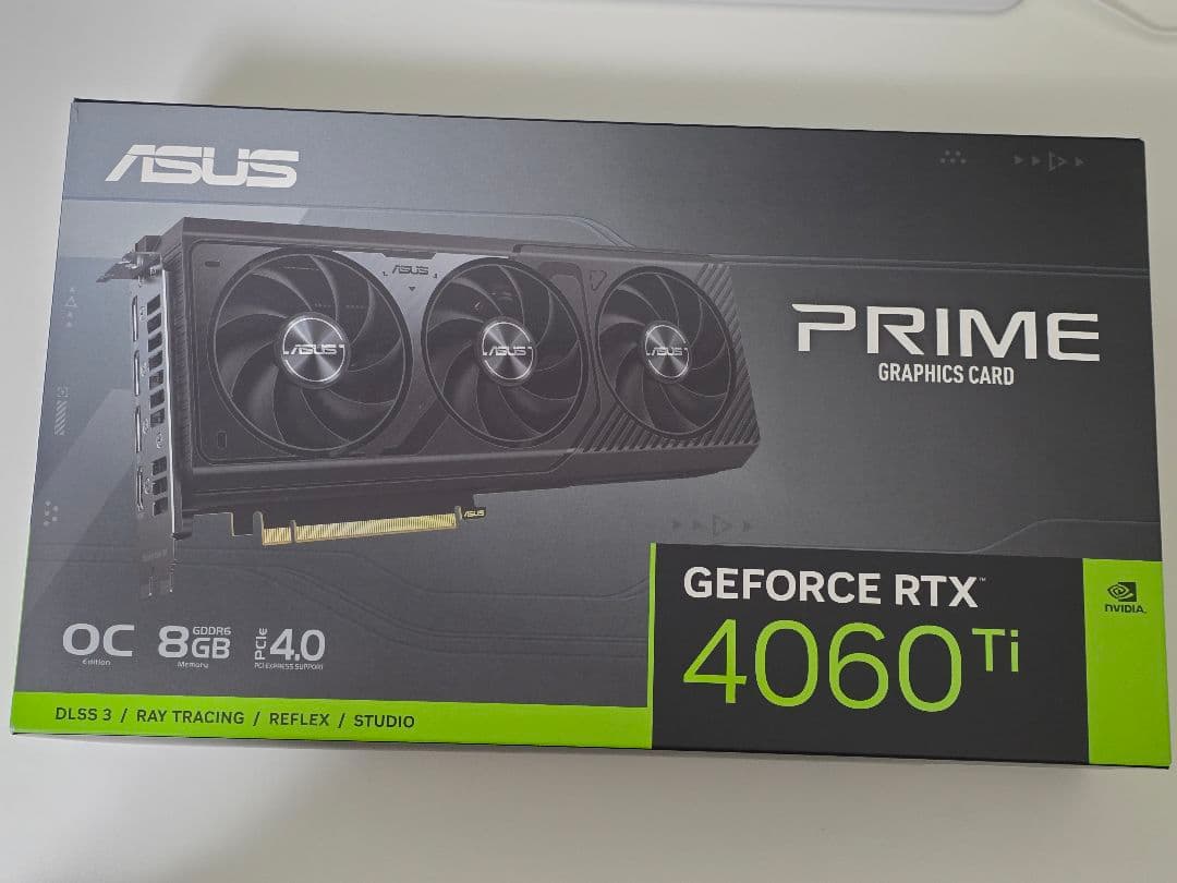 グラフィックボード・グラボ・ビデオカード ASUS GeForce RTX 4060 Ti 8GB OC