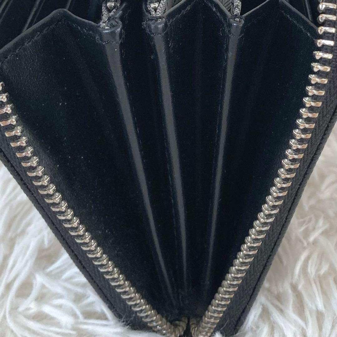 ヴィヴィアンウエストウッド　ディアマンテ　長財布 レザー　ブラック