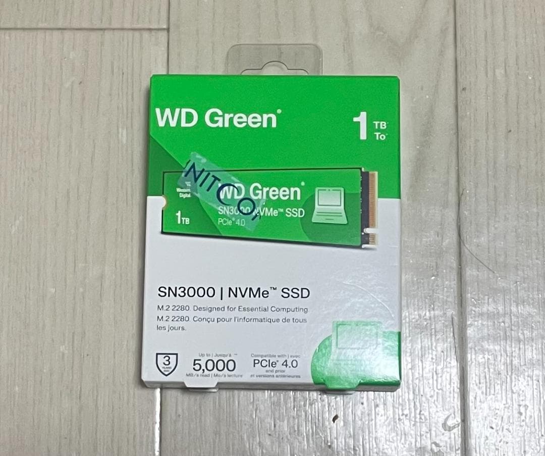 ◆新品未開封◆M.2 2280 SSD 1TB NVMe