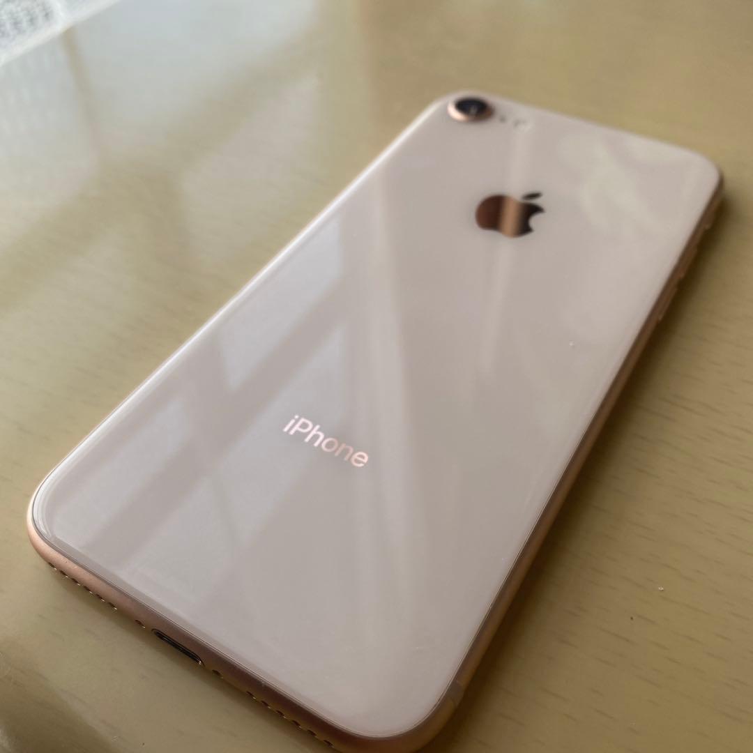 【美品】iPhone8 ゴールド 256GB バッテリー100%