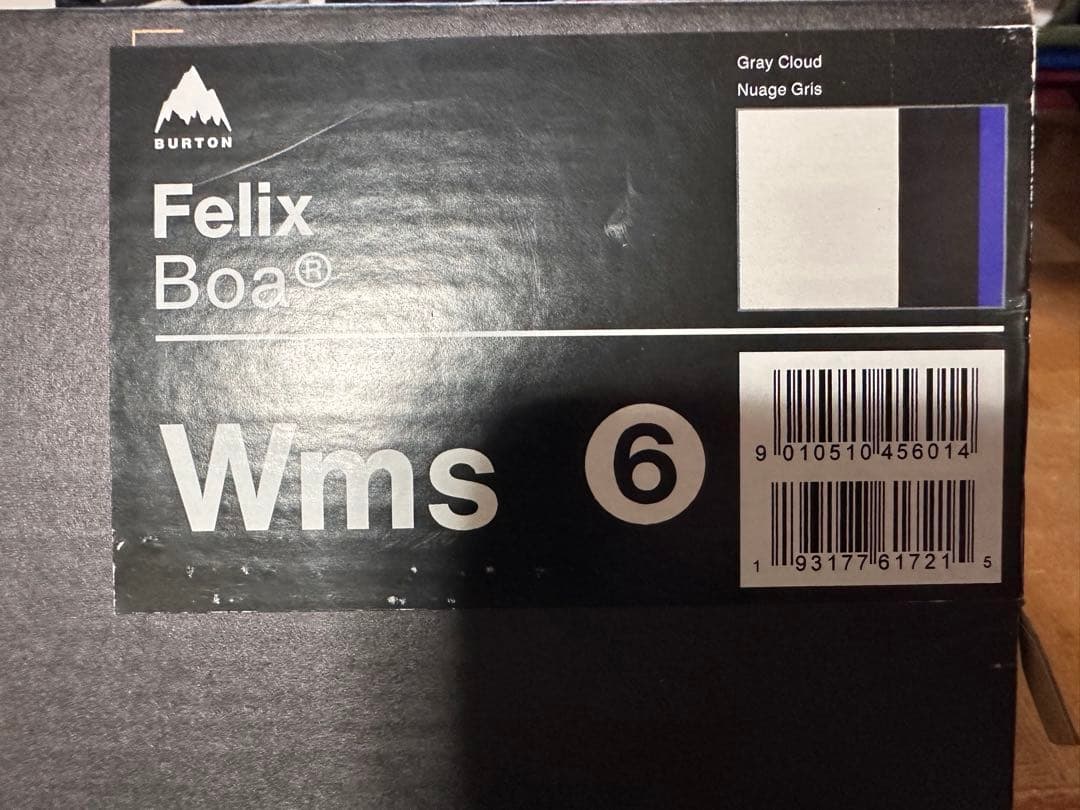 スノーボード BURTON Felix Boa Wms 6(23cm) Gray Cloud