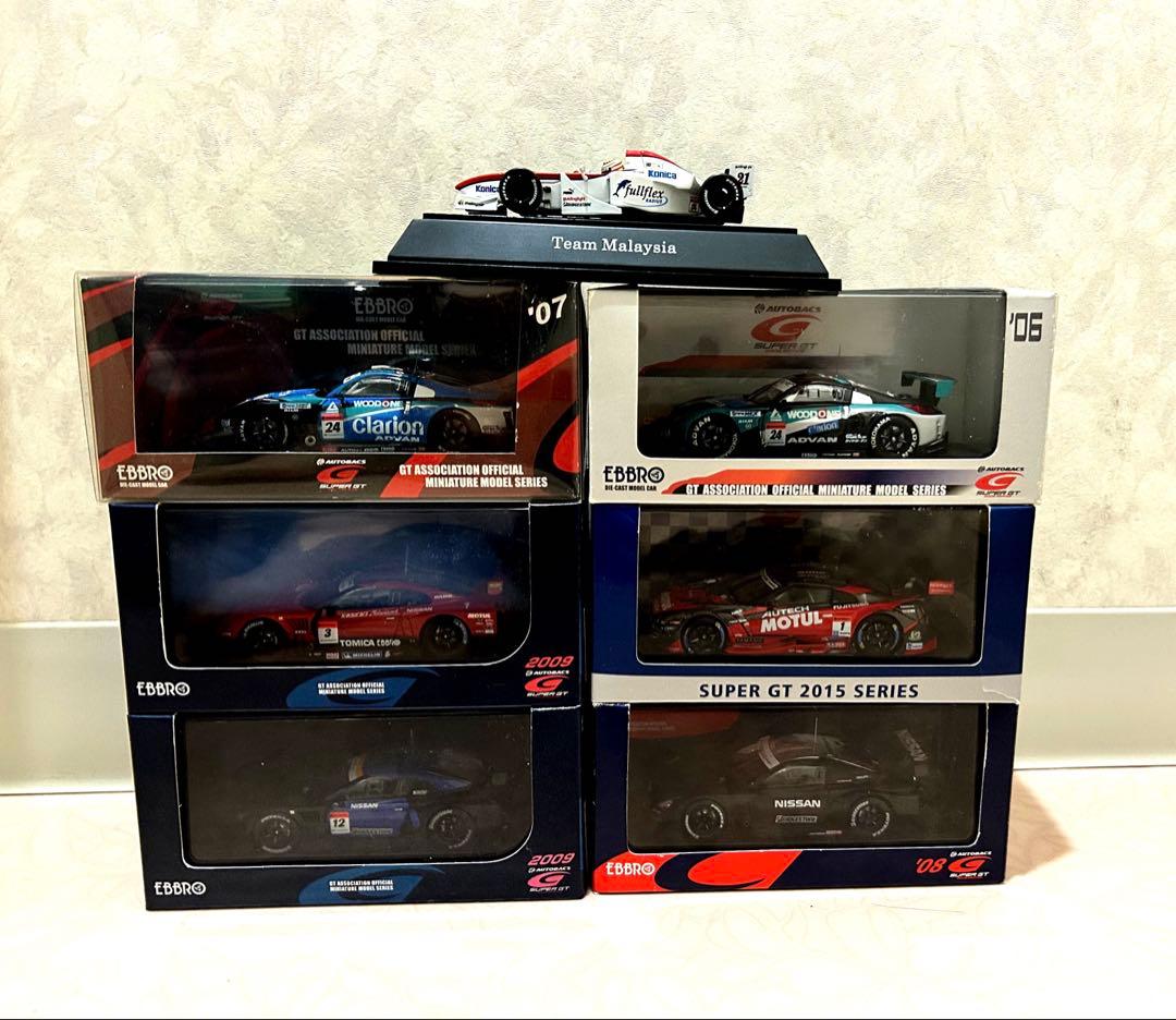 エブロ EBBRO GT-R SUPER GT500 1/43 7台セット