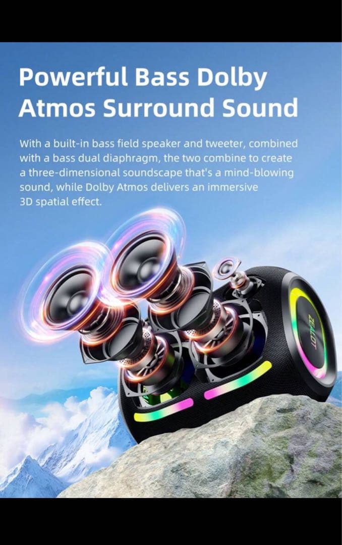 ZEALOT-ZE01 120W ワイヤレススピーカー