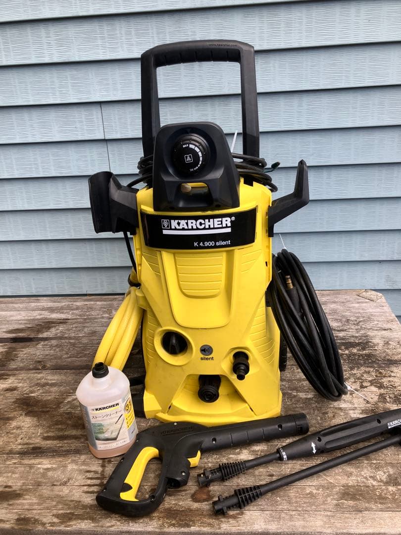 KARCHER K 4.900 サイレント 高圧洗浄機キット+オプションパーツ