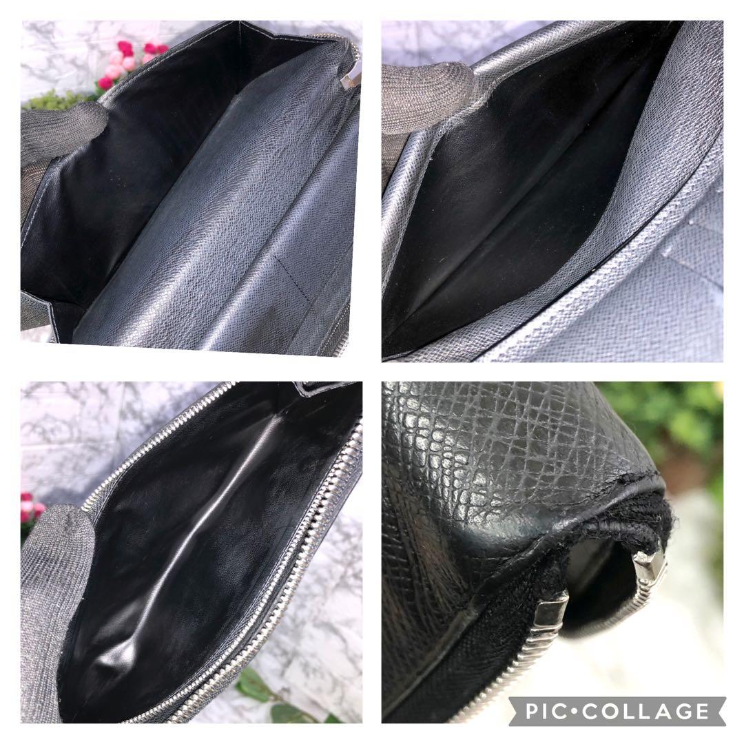 美品✨ルイヴィトン　タイガ　ヴェルティカル　ジッピーウォレット　長財布　ブラック