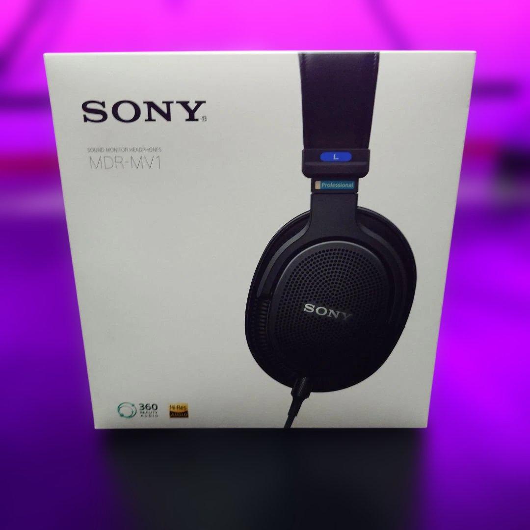 SONY MDR-MV1 ヘッドホン、MUC-S12NB1ケーブル