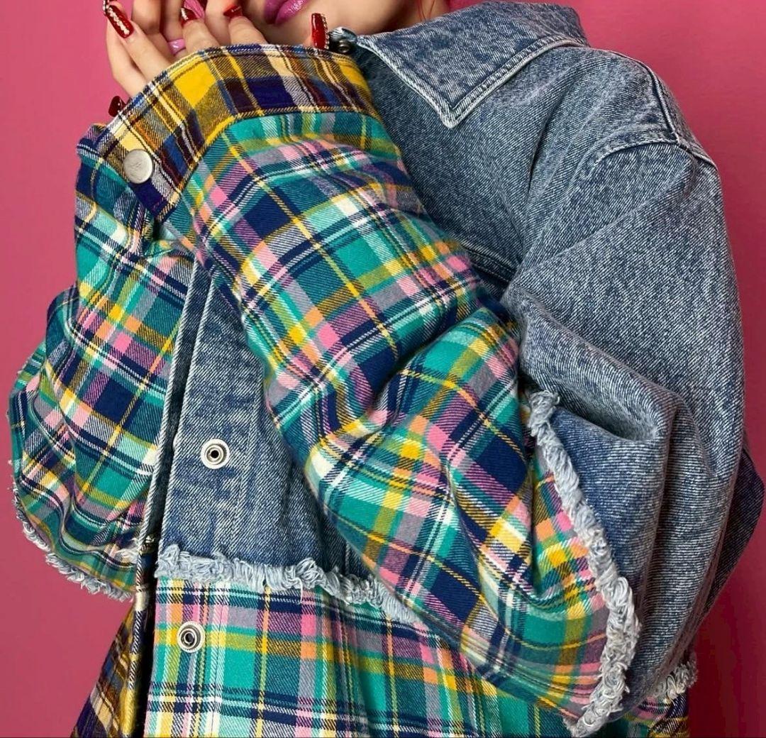 仲里依紗　限定完売品 RE. アールイー ドット 一石三鳥 デニムジャケット