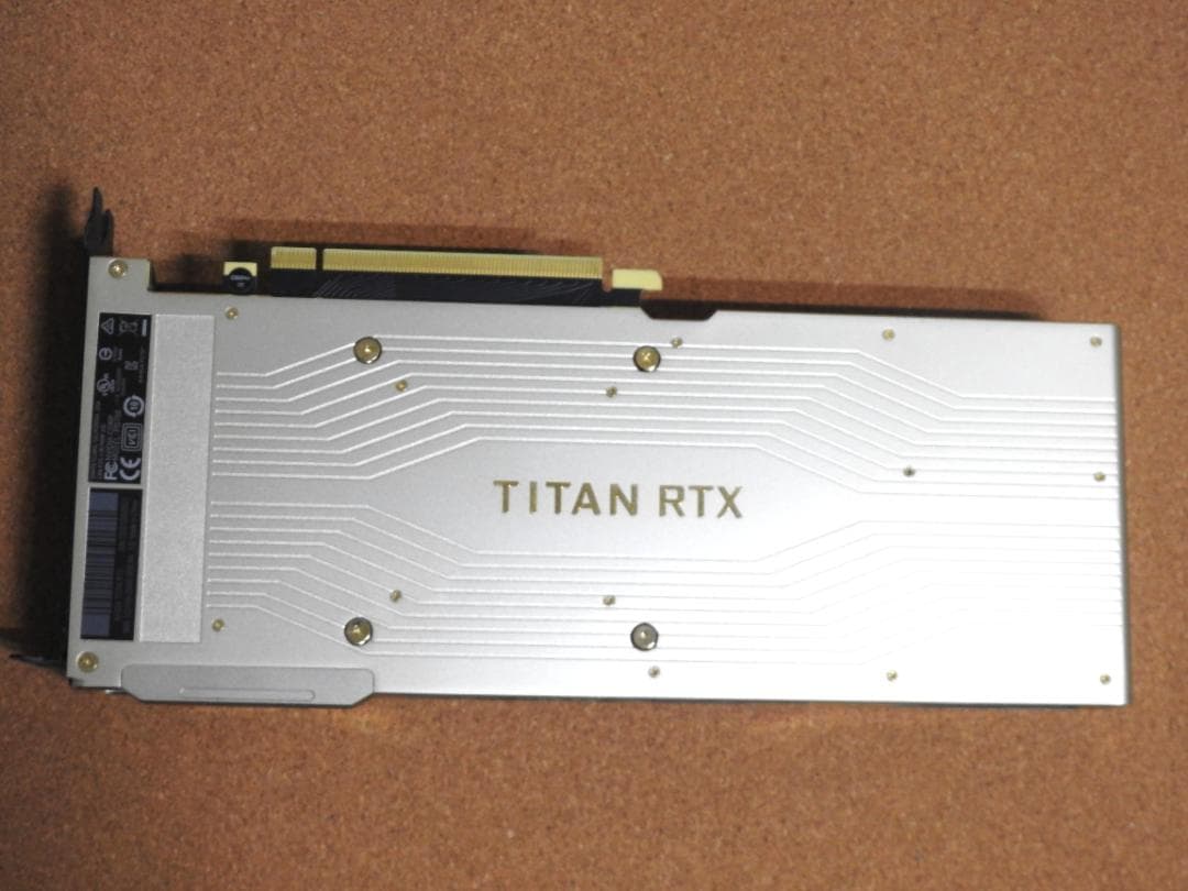 【美品・動作確認済】NVIDIA TITAN RTX