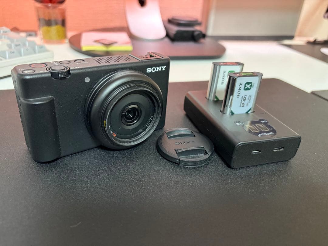 SONY ZV-1F 予備純正電池付き