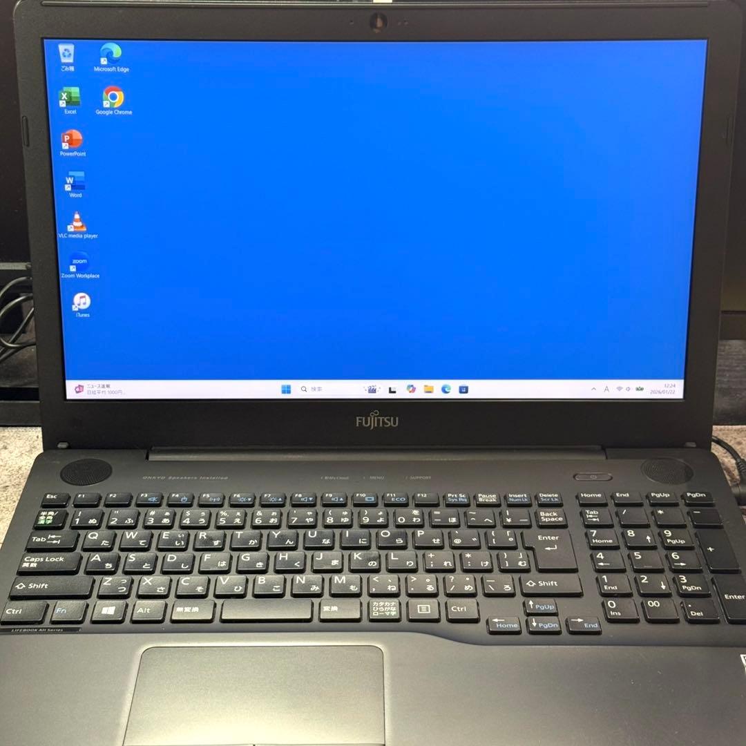 富士通 ノートPC Ryzen3 20GB 新品SSD512 DVD 超高速起動