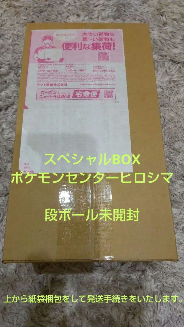 【新品未開封】スペシャルBOX ポケモンセンターヒロシマ 段ボール未開封