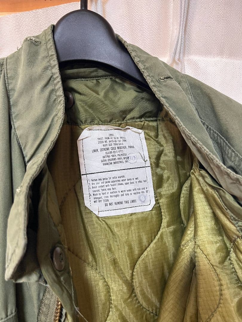 vintage M65　モッズコート　ライナー付き