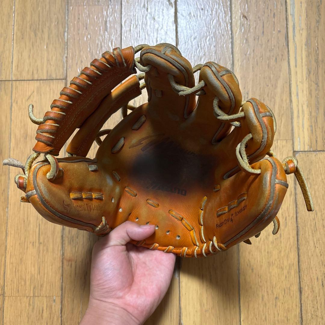 M*o様 ミズプロ 硬式グローブ オレンジ