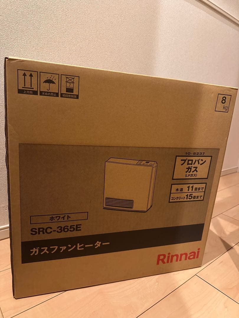 ロコロコ【新品未開封】Rinnai ガスファンヒーター SRC-365E