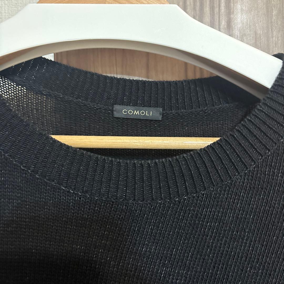 COMOLI 7G クルーネックニット サイズ3