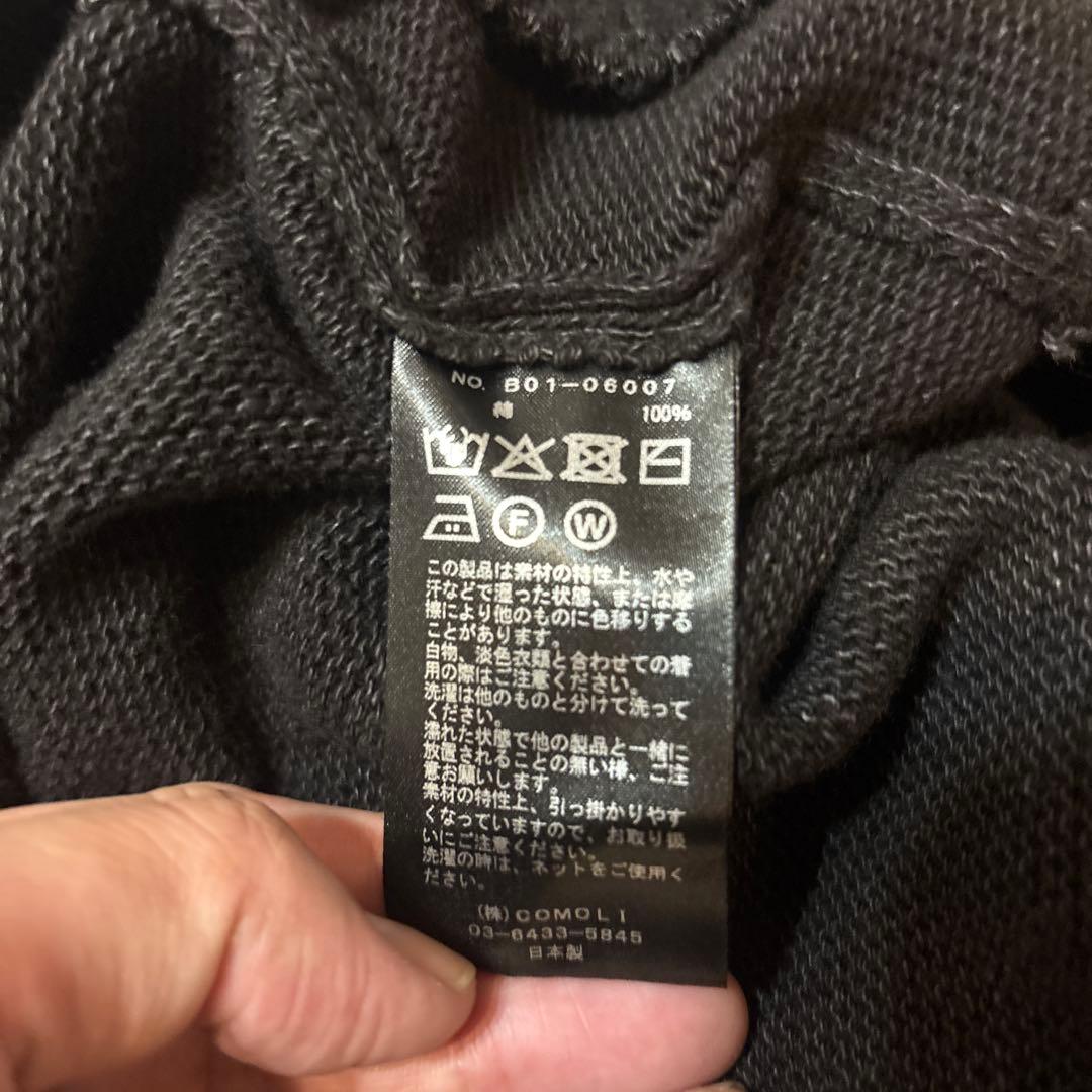 COMOLI 7G クルーネックニット サイズ3