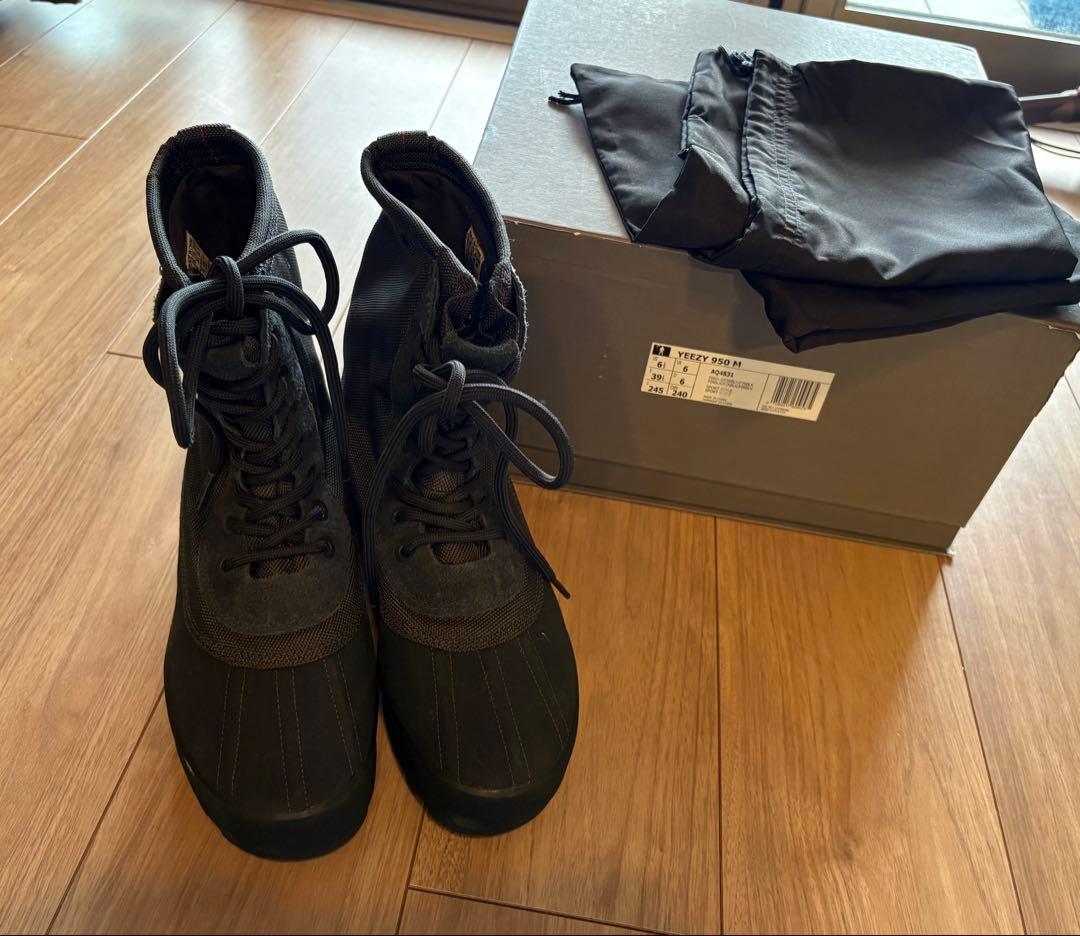 靴 Adidas Yeezy 950 PIRATEBLACK24.5cm