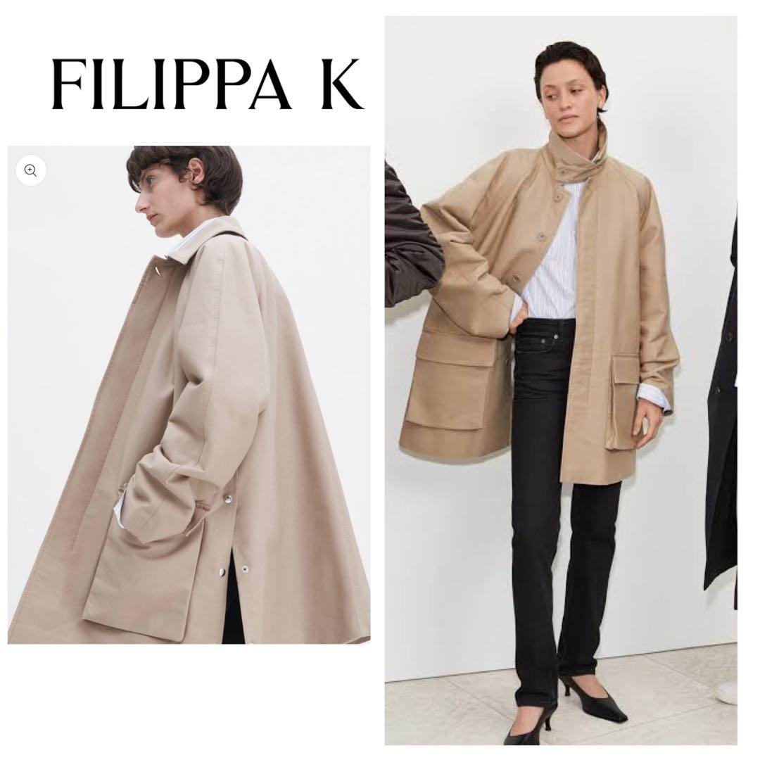未使用 13万 FILIPPA K ジャケット コート 2025 ベージュ 34