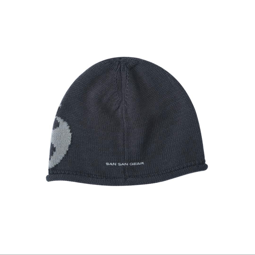 帽子 sansangear 24SS LOGO BEANIE [CHARCOAL]