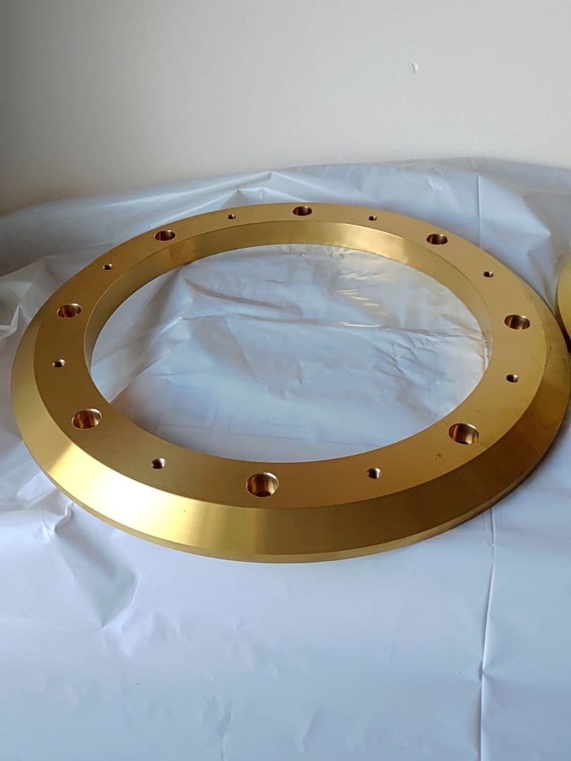 FOSTEX フォステクス 真鍮製 アダプター リング P208 ペア