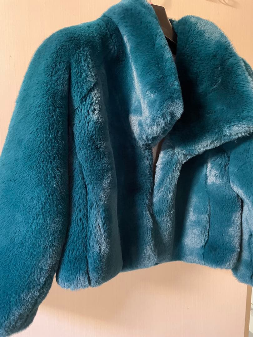 りん　モラビト　ジャケット　フェイクファー　エコファー