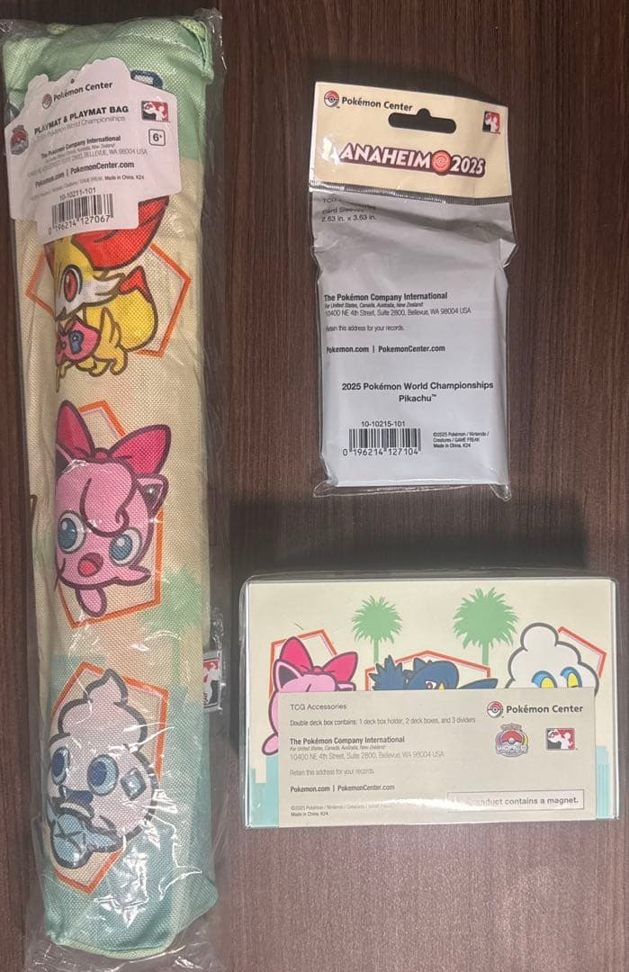 【WCS2025 ポケモンカード アナハイム】 ピカチュウ 3点セット