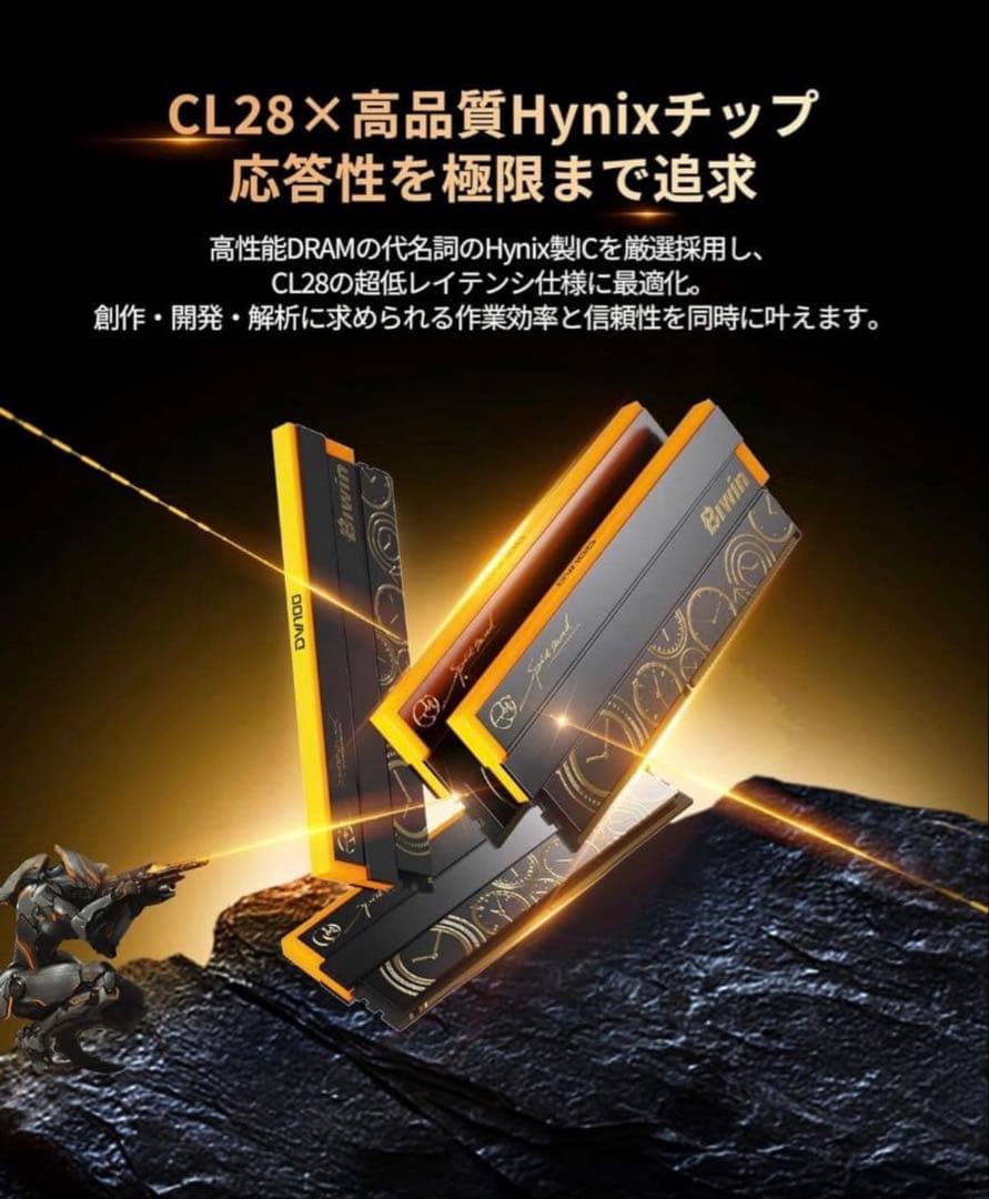 【48GB×4】192GBセットBiwin DW100 DDR5 管理番号4