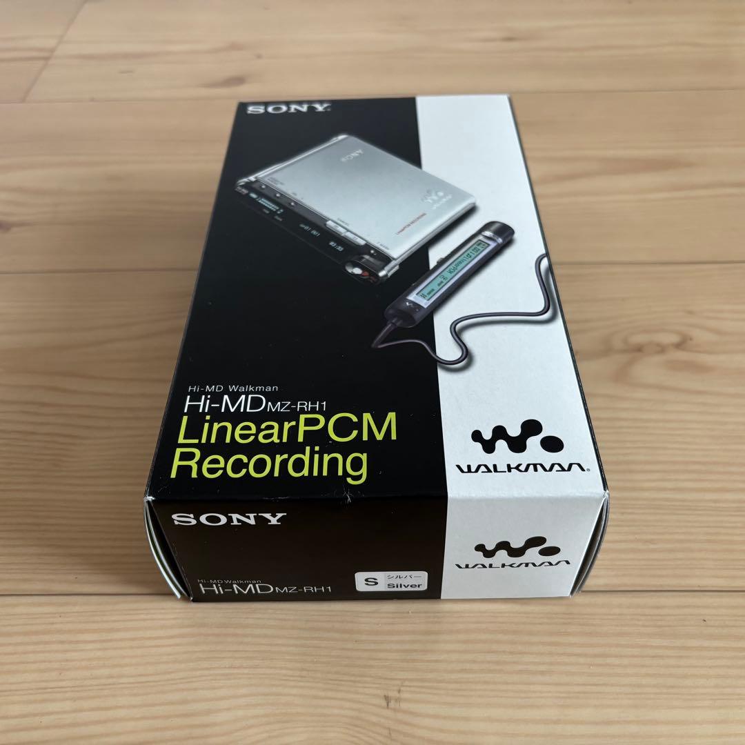 【付属品完品】SONY ソニー Hi-MD ウォークマン MZ-RH1　シルバー