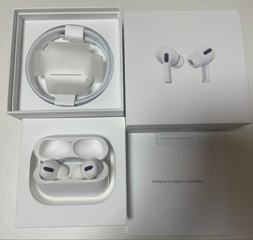 【正規品】AirPods Pro 両イヤホン・ケース完備