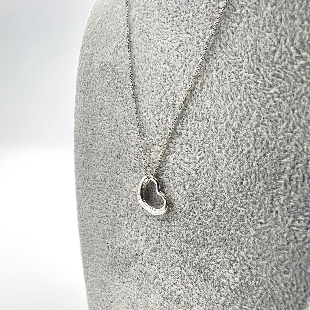 【美品】TIFFANYティファニー ネックレス オープンハート 16ミリサイズ