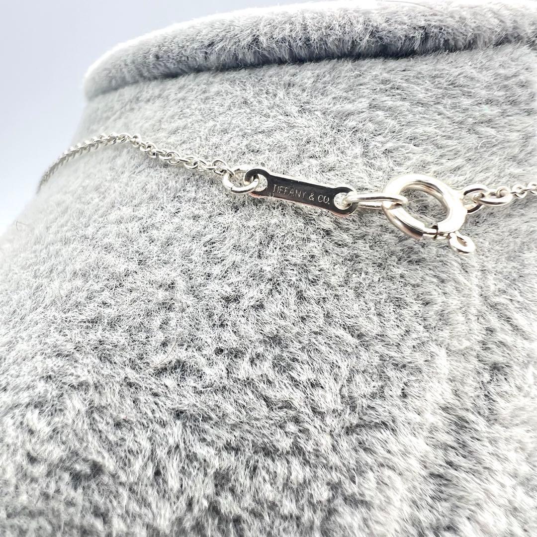 【美品】TIFFANYティファニー ネックレス オープンハート 16ミリサイズ