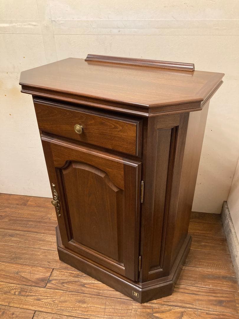 コスガ 英国アンティークスタイル コンソールキャビネット 花台 サイドボード