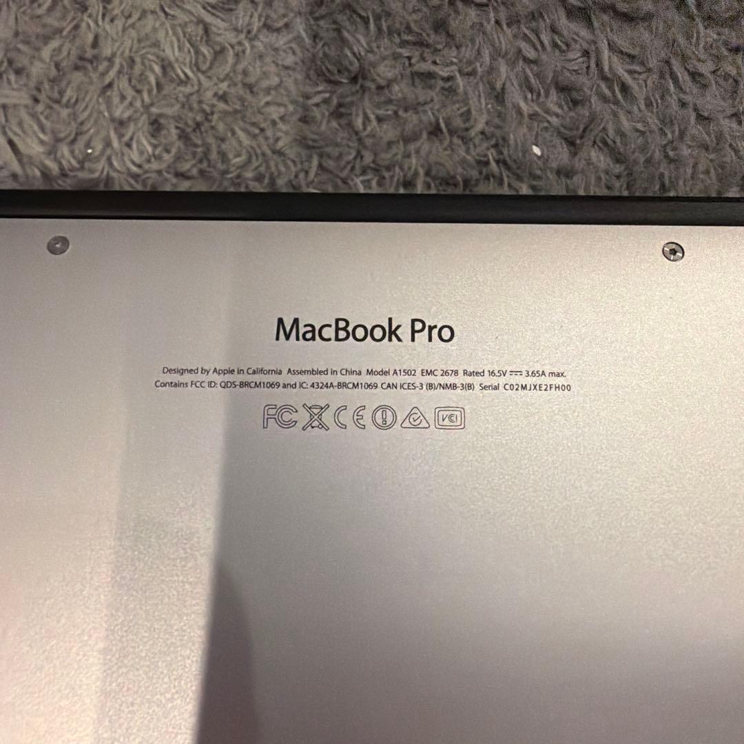 MacBook本体 MacBook Pro (Retina, 13-inch, Late 2013)
