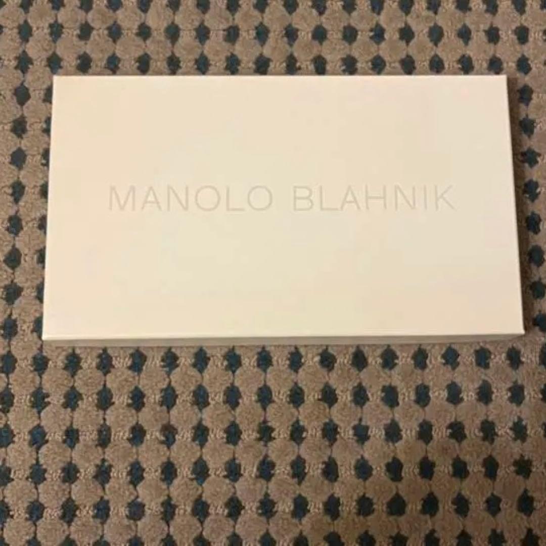 y*u様 【箱・保存袋付き】MANOLO BLAHNIKフラットシューズ36.5
