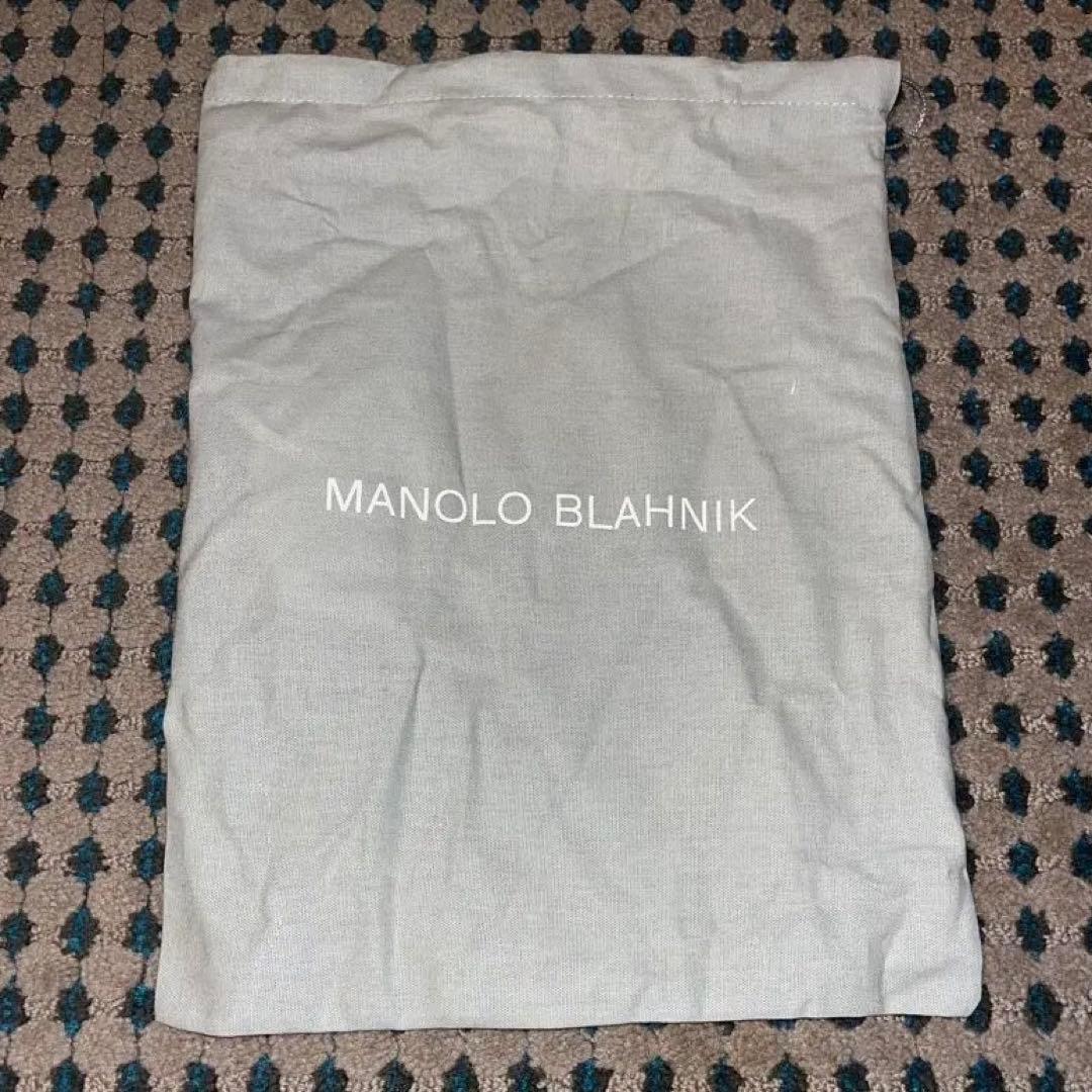 y*u様 【箱・保存袋付き】MANOLO BLAHNIKフラットシューズ36.5